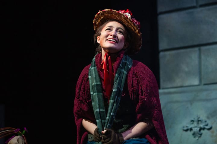 Jillian A. Smith as Eliza Doolittle in San Francisco Playhouse's My Fair Lady.